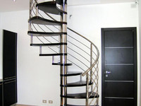 57 S/Steel-Wooden Spiral 02 Marretti Stairs Brisbane